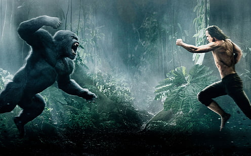 Film 2016, The Legend of Tarzan, 2016, Movie, Legend, Tarzan, Wallpaper HD HD wallpaper
