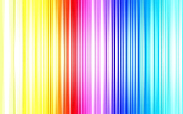 wallpaper garis vertikal beragam warna, warna, tekstur warna, Wallpaper HD
