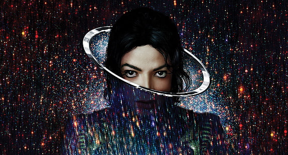 Michael Jackson, Michael Jackson, música, destellos, Fondo de pantalla HD HD wallpaper