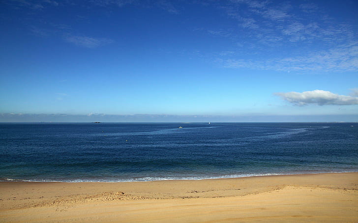 Sea Beach Sky High Resolution Pictures, stränder, beach, high, bilder, upplösning, HD tapet