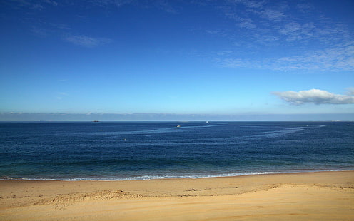 Sea Beach Sky Gambar Resolusi Tinggi, pantai, pantai, tinggi, gambar, resolusi, Wallpaper HD HD wallpaper