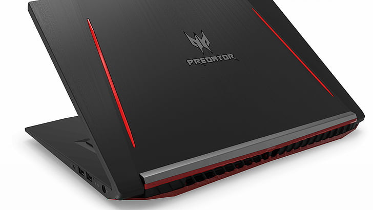 laptop Acer Predator preto, Acer Predator Helios 300, PC para jogos, melhores laptops, HD papel de parede