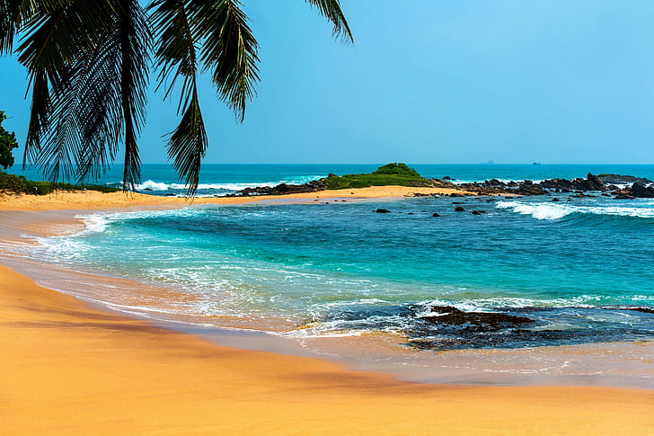 Playa, paisaje, tropical, mar, verano, playa, paisaje, tropical, mar, verano, Fondo de pantalla HD
