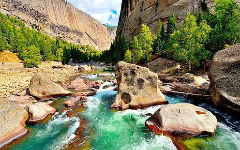 River Rocks 3 fond d'écran 2560 × 1600, Fond d'écran HD HD wallpaper