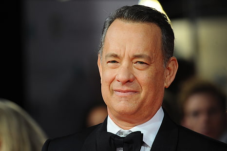 Tom Hanks, Tom Hanks, actor, cara, sonrisa, Fondo de pantalla HD HD wallpaper