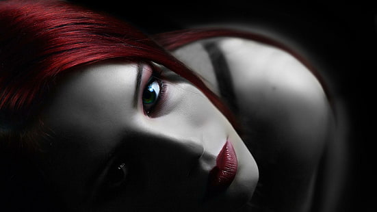 아리엘 파이퍼 새끼, 여자의 빨간 립스틱, 소녀, 1920x1080, 아리엘 파이퍼 새끼, HD 배경 화면 HD wallpaper