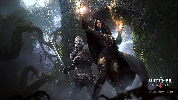 The Witcher, The Witcher, The Witcher 3: Wild Hunt, Geralt of Rivia, Fond d'écran HD