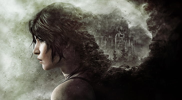 Rise Of The Tomb Raider Kitezh Концепт-арт, Игры, Tomb Raider, Восхождение Tomb Raider, TombRaider, LaraCroft, Китеж, HD обои