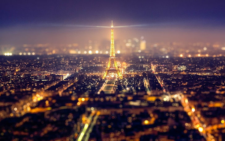 Paris At Night-landscape HD wallpaper, Eiffel Tower Paris, HD wallpaper