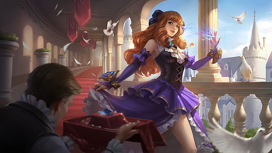 Mobile Legends, Guinevere, Miss Violet, Tapety HD HD wallpaper