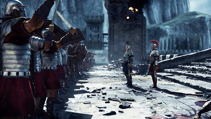 Rome, the ruins, warriors, Son of Rome, Ryse, HD wallpaper