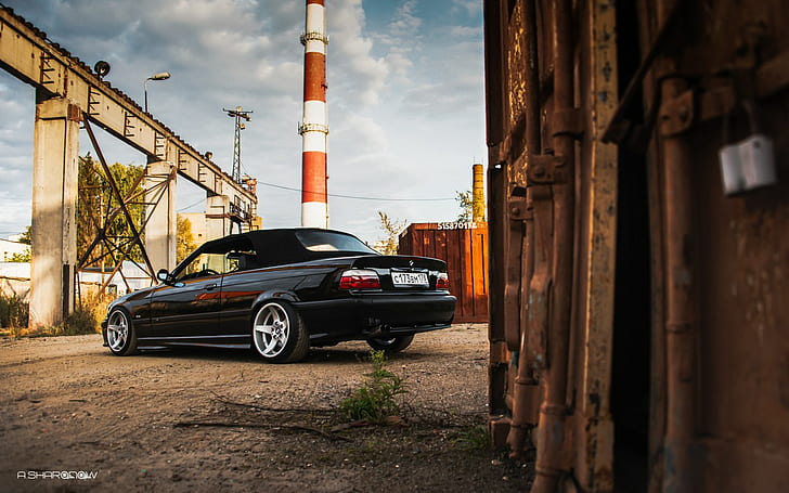 BMW E36, Cabrio, Russian, HD wallpaper
