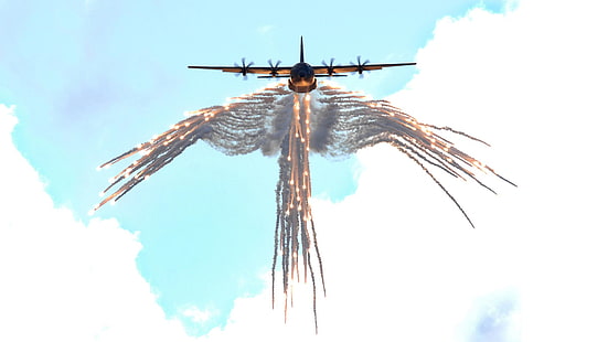 Flugzeug, Lockheed C-130 Hercules, HD-Hintergrundbild HD wallpaper