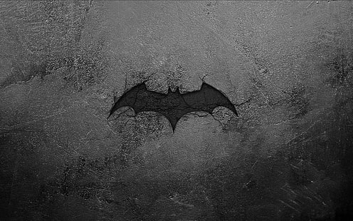 Batman duvar kağıdı, Batman logosu, siyah, Batman, HD masaüstü duvar kağıdı HD wallpaper