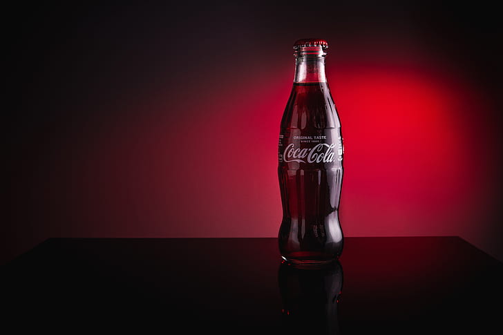 Rot, Coca-Cola, trinken, HD-Hintergrundbild