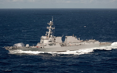 Kriegsschiff, Arleigh Burke Class Destroyer, Militär, Fahrzeug, HD-Hintergrundbild HD wallpaper