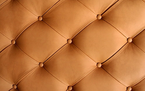 tessuto marrone, trama, pelle, tappezzeria, Sfondo HD HD wallpaper