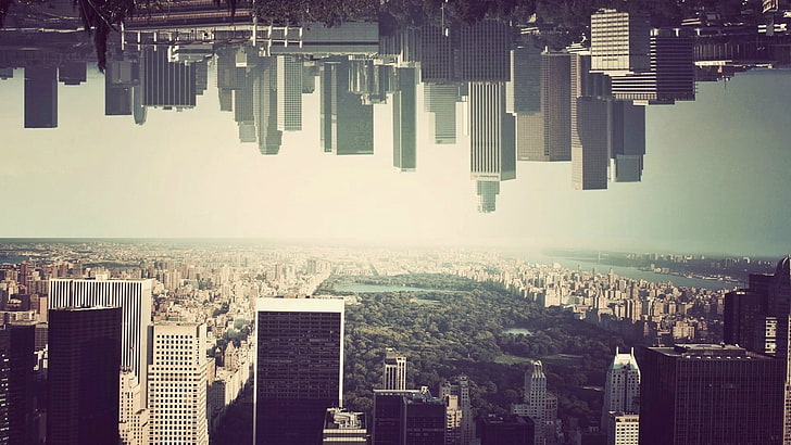 Central Park, New York, cityscape, Central Park, digital art, USA, New York City, HD wallpaper