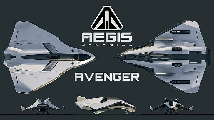 star citizen spaceship avenger aegis dynamics, HD wallpaper
