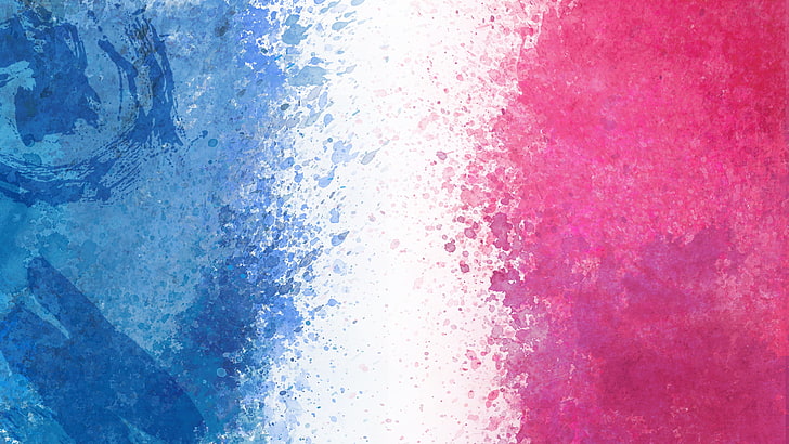 papel tapiz digital a rayas azul, blanco y rojo, rosa, azul, blanco, Fondo de pantalla HD