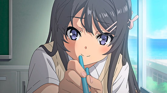 Anime, Rascal ne rêve pas de Bunny Girl Senpai, Mai Sakurajima, Fond d'écran HD HD wallpaper