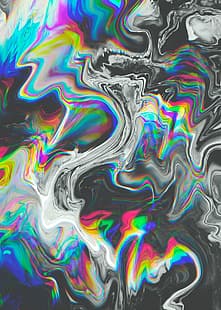  abstract, trippy, psychedelic, HD wallpaper HD wallpaper