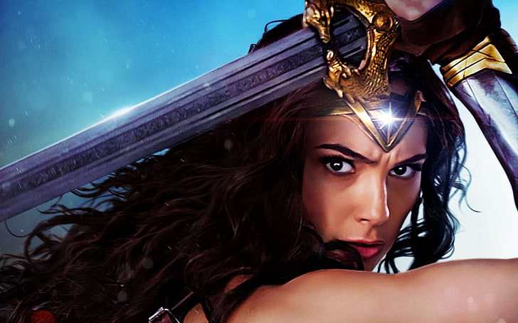 Gal gadot Wonder Woman-Movie Posters HD Wallpaper، خلفية HD