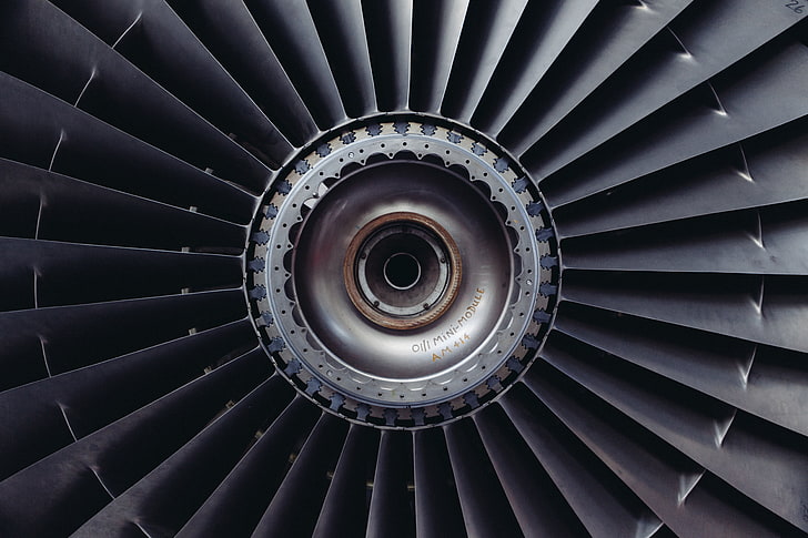 Flugzeug-Motor-Turbine-1939, HD-Hintergrundbild