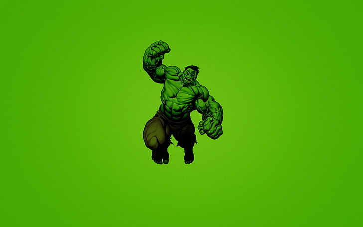 Niesamowita tapeta Hulka, zielona, ​​fikcja, wściekłość, Hulk, cud, Tapety HD
