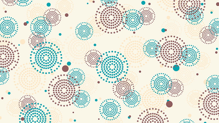 blue and purple design illustration, circles, abstraction, patterns, texture, point, drawings, 1920x1080, dots, pictures, HD wallpaper