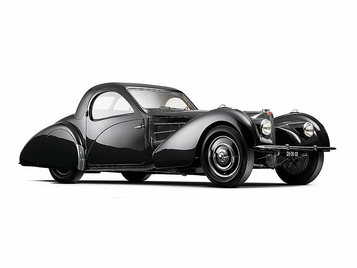 bugatti, car, classic, HD wallpaper