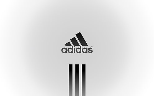 adidas logo adidas logo Спорт Другое HD Арт, логотип, спорт, Adidas, минимализм, HD обои HD wallpaper