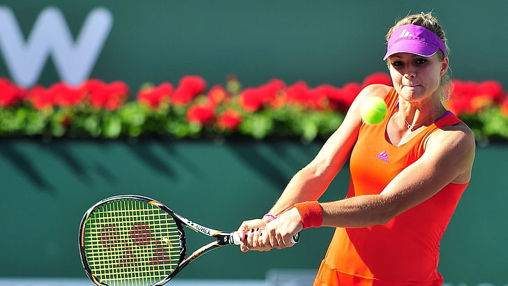 Maria Kirilenko, raquetas de tenis, tenis, mujeres., Fondo de pantalla HD