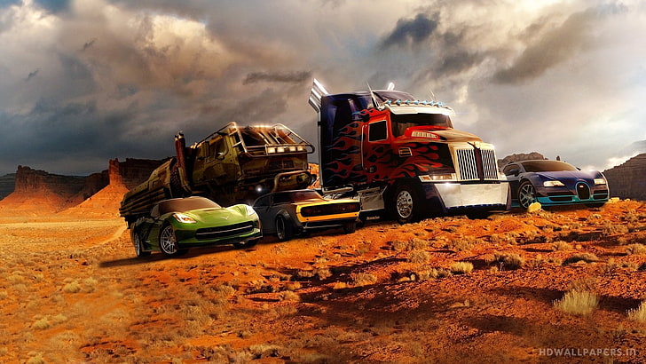 Transformers wallpaper, Transformers, Transformers: Age of Extinction, Crosshairs (transformers), Optimus Prime, HD wallpaper