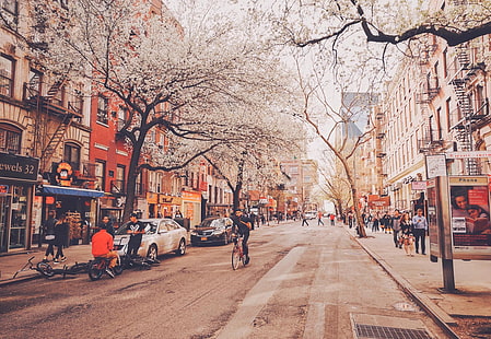 Cidade de Nova York, primavera, HD papel de parede HD wallpaper