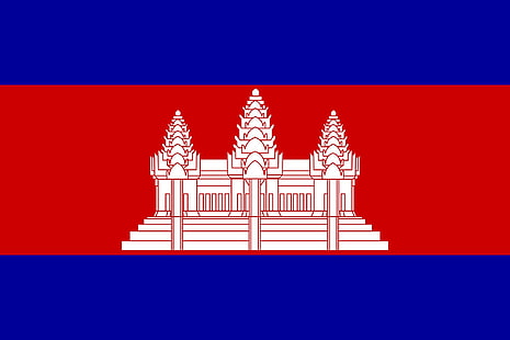 Flaga Kambodży 2000px SVG, Tapety HD HD wallpaper