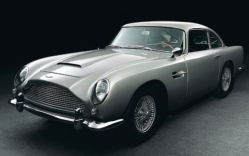 1965 Aston Martin DB-5, silbernes klassisches Coupé, Autos, 1920x1200, Aston Martin, Aston Martin DB-5, HD-Hintergrundbild HD wallpaper
