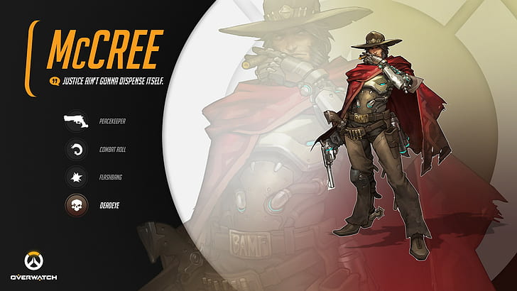 McCree, Blizzard Entertainment, Overwatch, Video Game, mccree, blizzard entertainment, overwatch, video game, Wallpaper HD