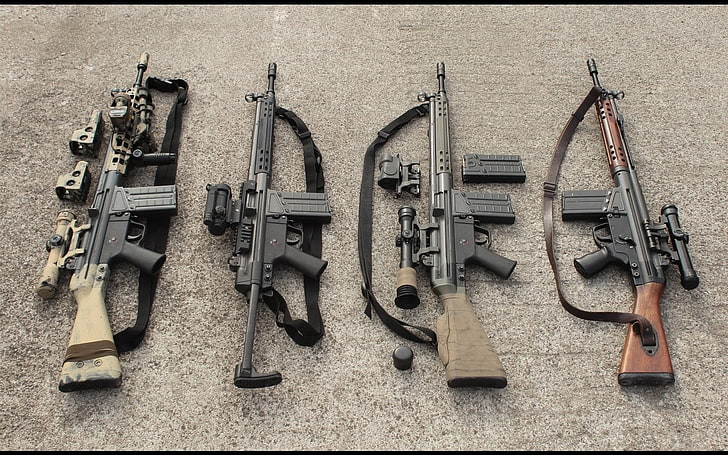 Оружие, Хеклер и Кох G3 Штурмовая винтовка, HD обои