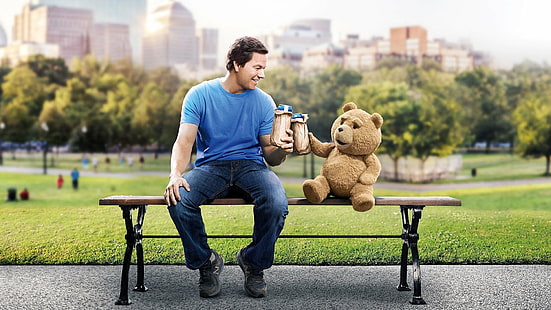 ภาพยนตร์เรื่อง Ted 2, Mark Wahlberg, วอลล์เปเปอร์ HD HD wallpaper