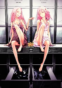 Guilty Crown, аниме, портретный дисплей, Инори Юдзуриха, HD обои HD wallpaper
