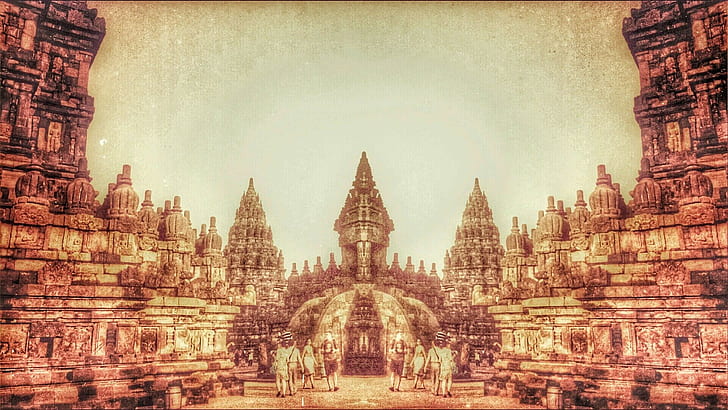templo de prambanan, Fondo de pantalla HD