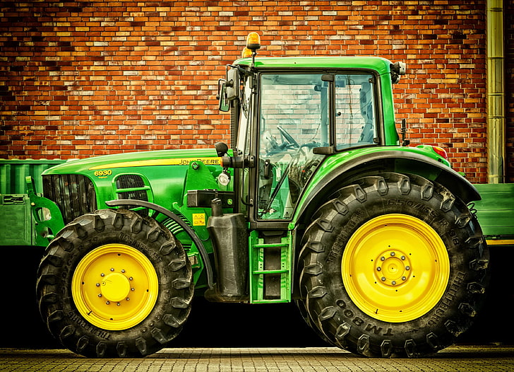agricultural machine, agriculture, automotive, drive, engine, equipment, force, heavy, industrial, machinery, motor, old, outdoors, power, technology, tires, tractor, transportation, truck, vehicle, vintage, HD wallpaper