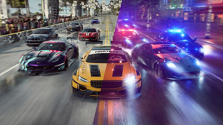 Need for Speed ​​Heat, Need For Speed, Race Car, Racing, HD тапет