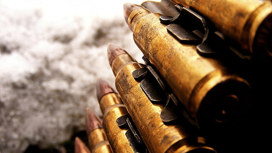 Waffe, Munition, Makro, Waffe, Munition, Makro, HD-Hintergrundbild HD wallpaper
