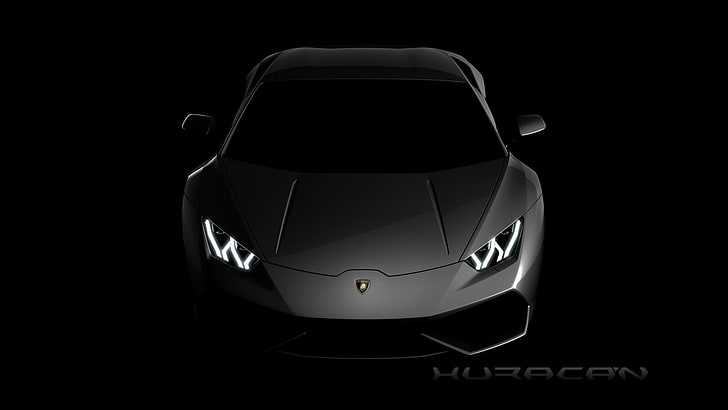 white Lamborghini Huraca'n, 람보르기니 우라 칸 LP 610-4, 람보르기니, HD 배경 화면