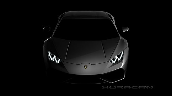 vit Lamborghini Huraca'n, Lamborghini Huracan LP 610-4, Lamborghini, HD tapet HD wallpaper