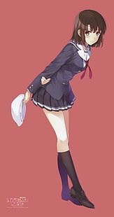 Saenai Heroine no Sodatekata, filles anime, Megumi Katou, Fond d'écran HD HD wallpaper