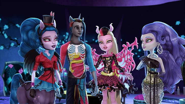 monster high freaky fusion, HD wallpaper