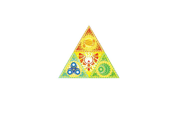 Triforce White Triangle Zelda Nintendo HD, video games, white, nintendo, zelda, triangle, triforce, HD wallpaper
